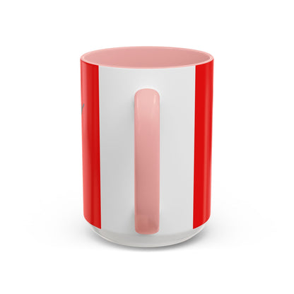 Hula Girl Packin' Heat Red Accent Mug by theGreenDragonTavern.shop