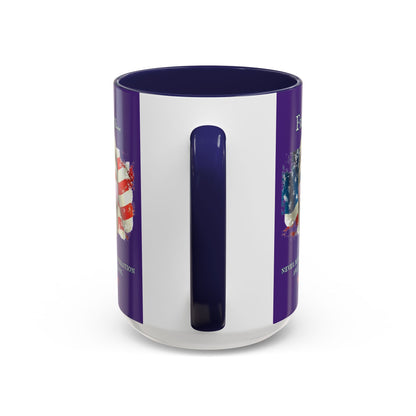 Ronald Reagan Freedom Vendetta Purple Accent Mug by theGreenDragonTavern.shop