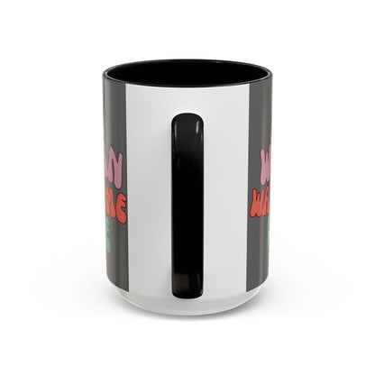 I Am Woman Watch Me Vote Grey Accent Mug by theGreenDragonTavern.shop