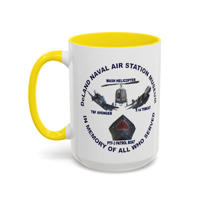 DNASM Student art White Accent Mug by theGreenDragonTavern.shop