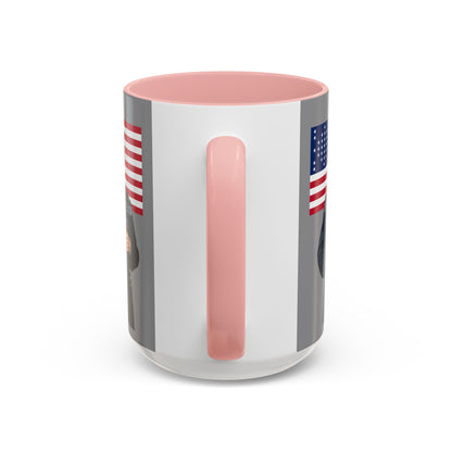 "Traitors and Patriots" Ulysses Grant Grey Accent Mug by theGreenDragonTavern.shop