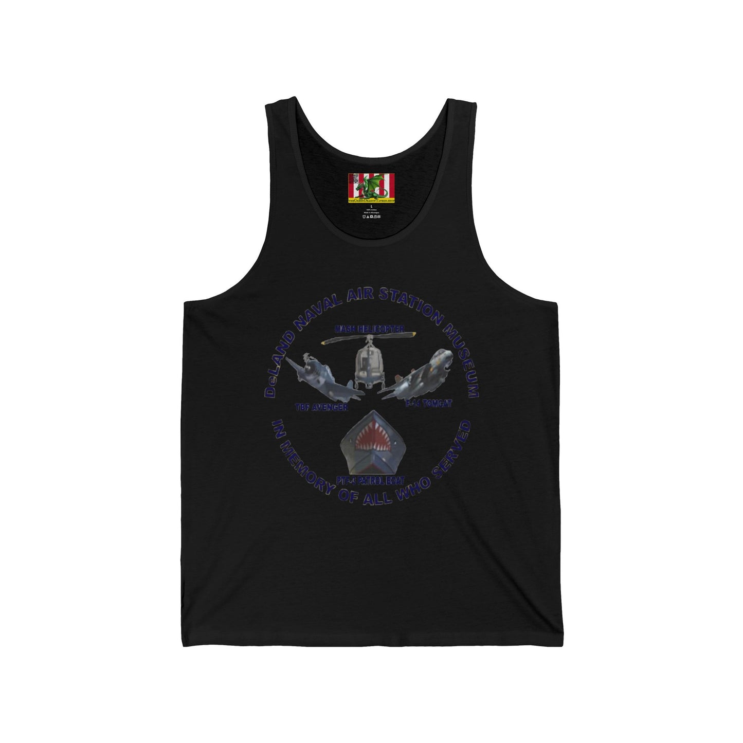 DNASM Student Art Unisex Jersey Tank Top by theGreenDragonTavern.shop