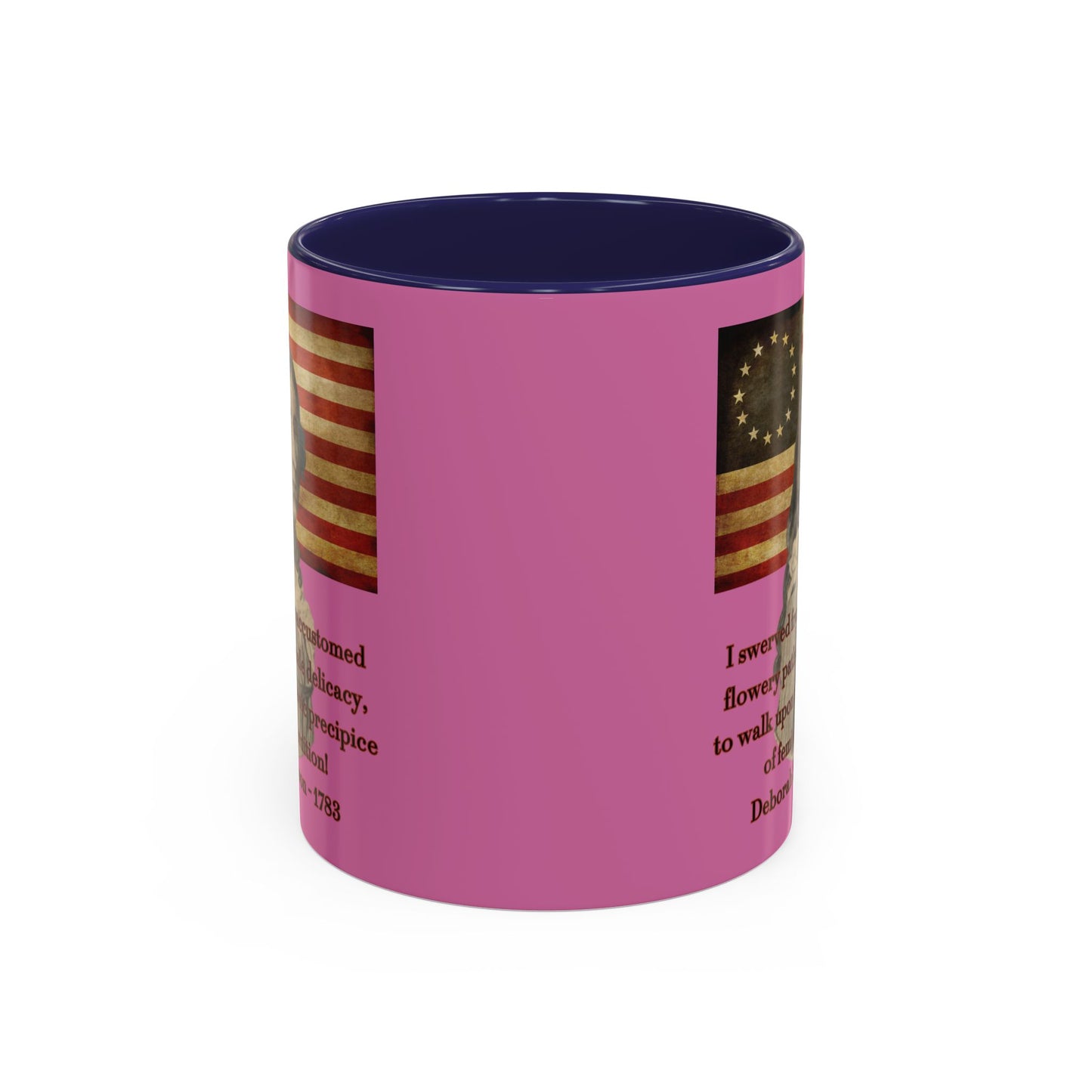Deborah Sampson, America's Mulan Pink Accent Mug by theGreenDragonTavern.shop