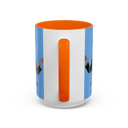 Trump...will be Trump Light Blue Accent Mug by theGreenDragonTavern.shop