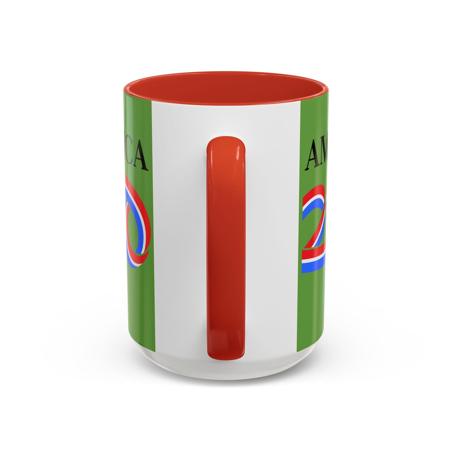 America 250 Green Accent Mug by theGreenDragonTavern.shop
