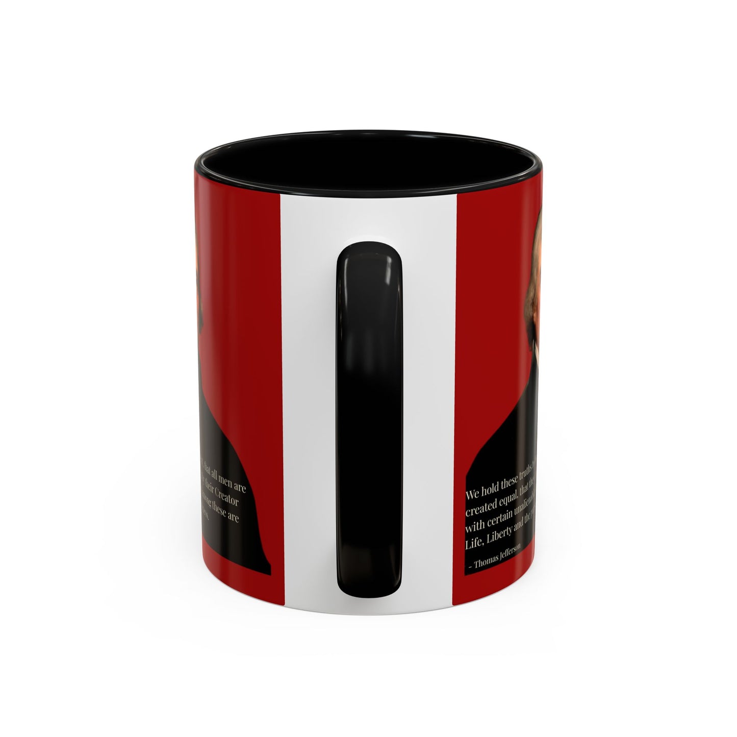 We hold these truths to be self-evident Red Accent Mug by theGreenDragonTavern.shop