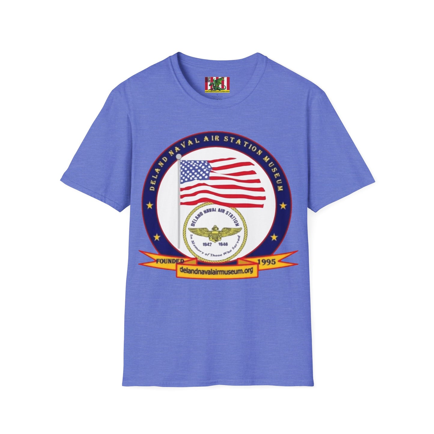 DeLand Naval Air Station Museum Lighter Colors Unisex T-Shirt by theGreenDragonTavern.shop