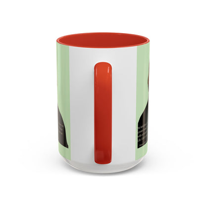 We hold these truths to be self-evident Light Green Accent Mug by theGreenDragonTavern.shop