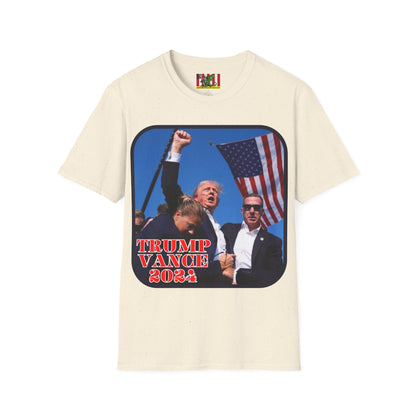 Trump and Vance 2024 Light colors Unisex T-Shirt by theGreenDragonTavern.shop