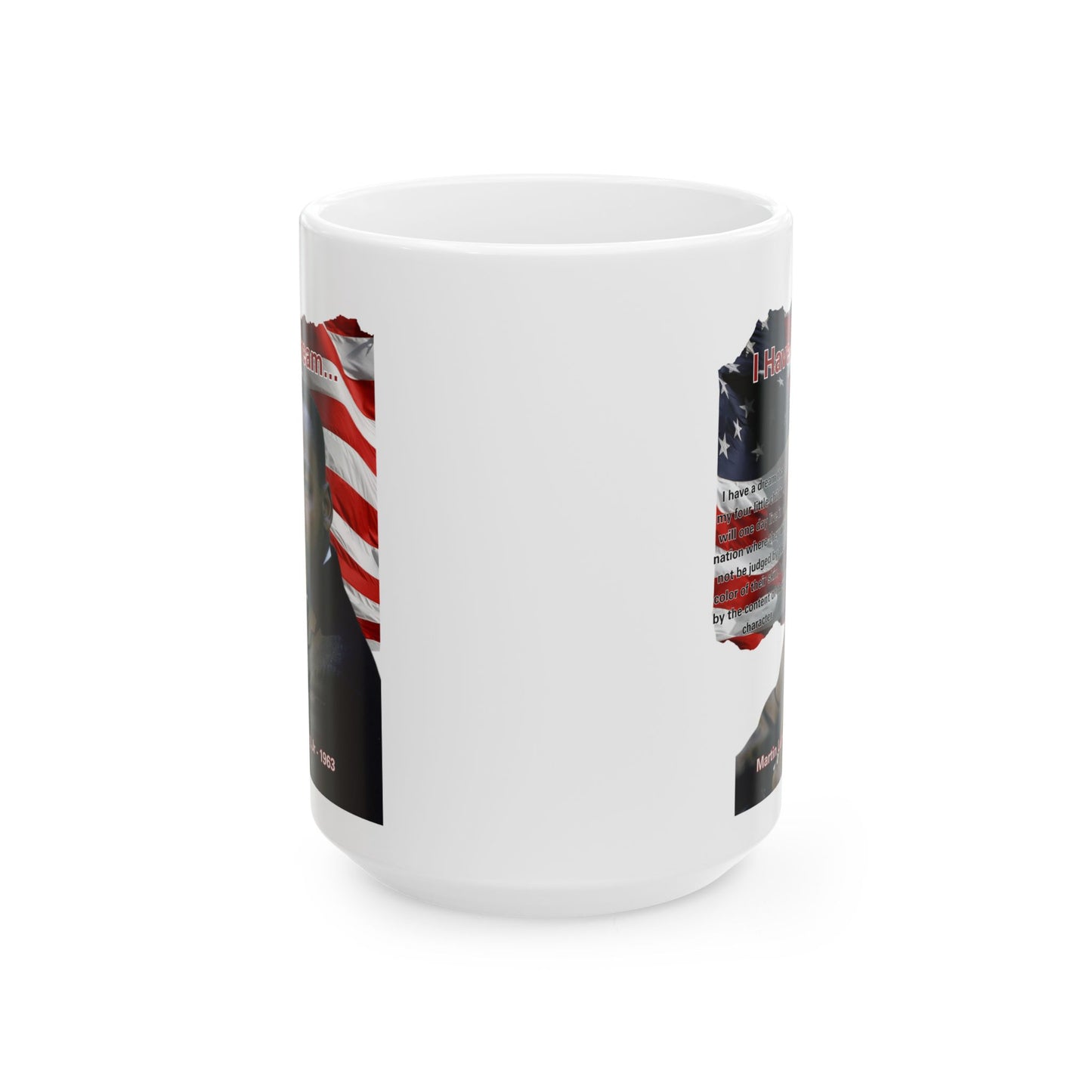 "I Have a Dream" MLKJr White Mug by theGreenDragonTavern.shop