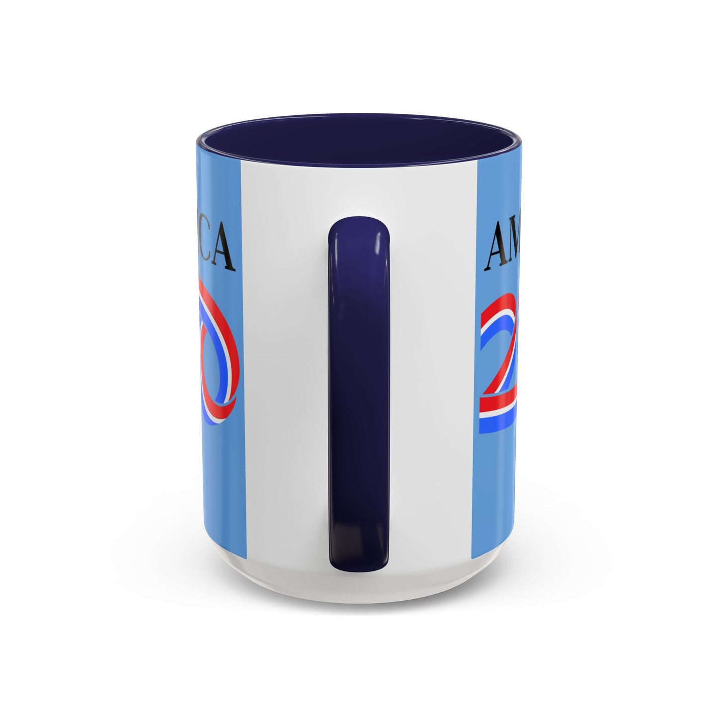 America 250 Light Blue Accent Mug by theGreenDragonTavern.shop
