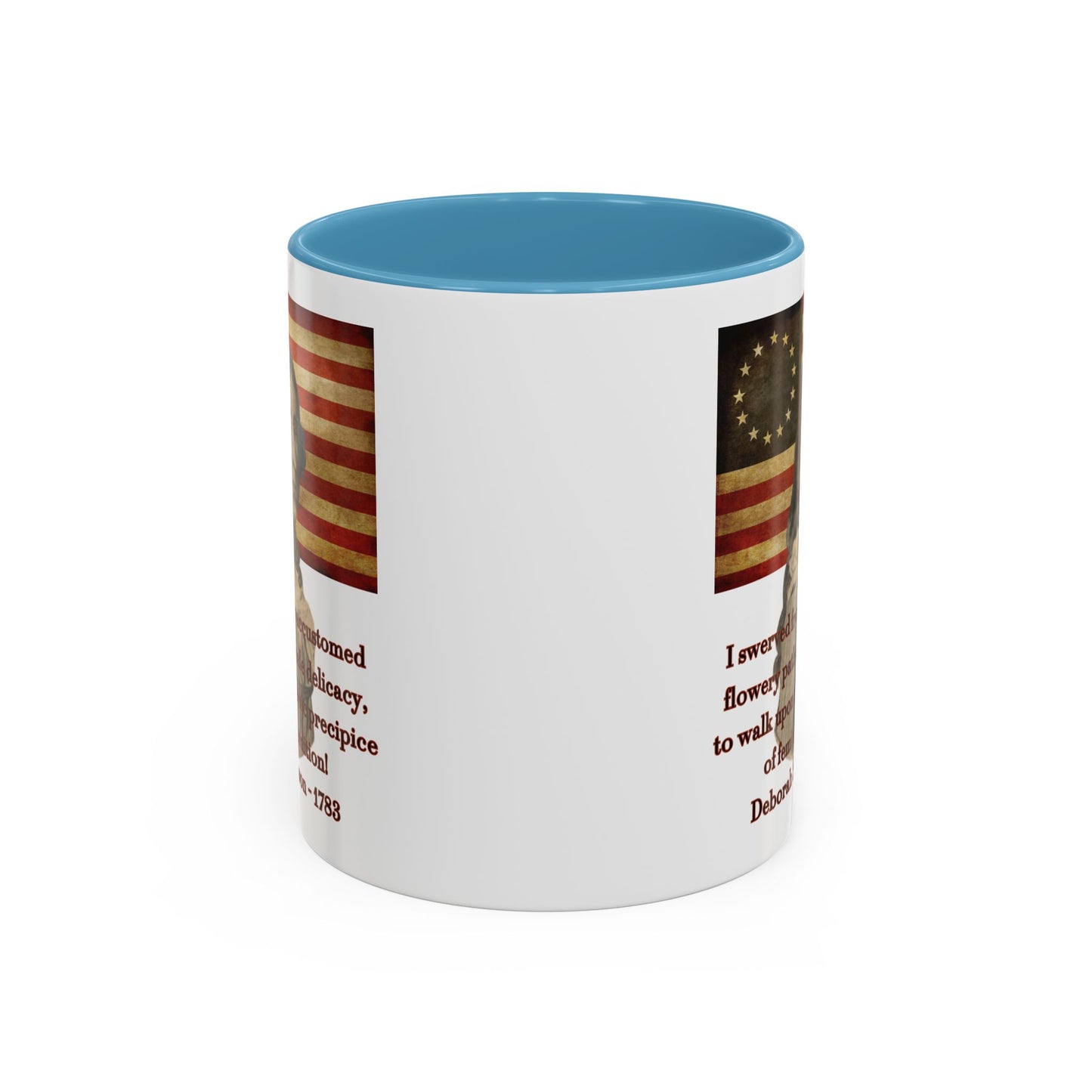 Deborah Sampson, America's Mulan White Accent Mug by theGreenDragonTavern.shop