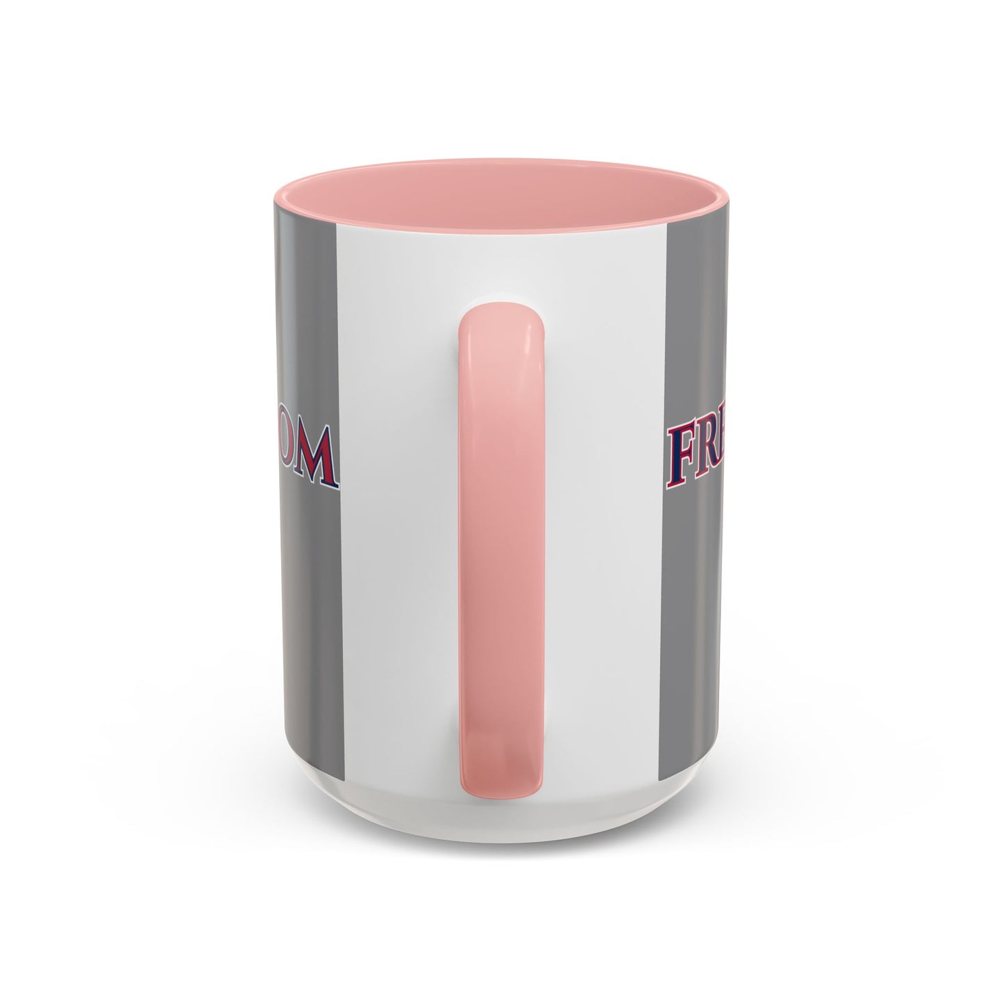 Freedom, Grey Accent Mug by theGreenDragonTavern.shop