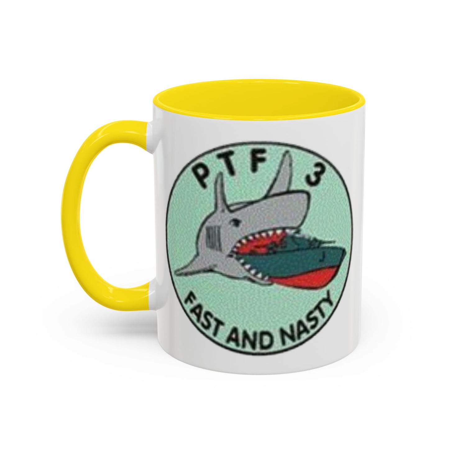 DNASM PTF-3 White Accent Mug by theGreenDragonTavern.shop