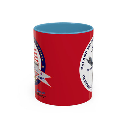 DNASM 2-sided, Founding & Student Art w/WhiteBG Red Accent Mug by theGreenDragonTavern.shop