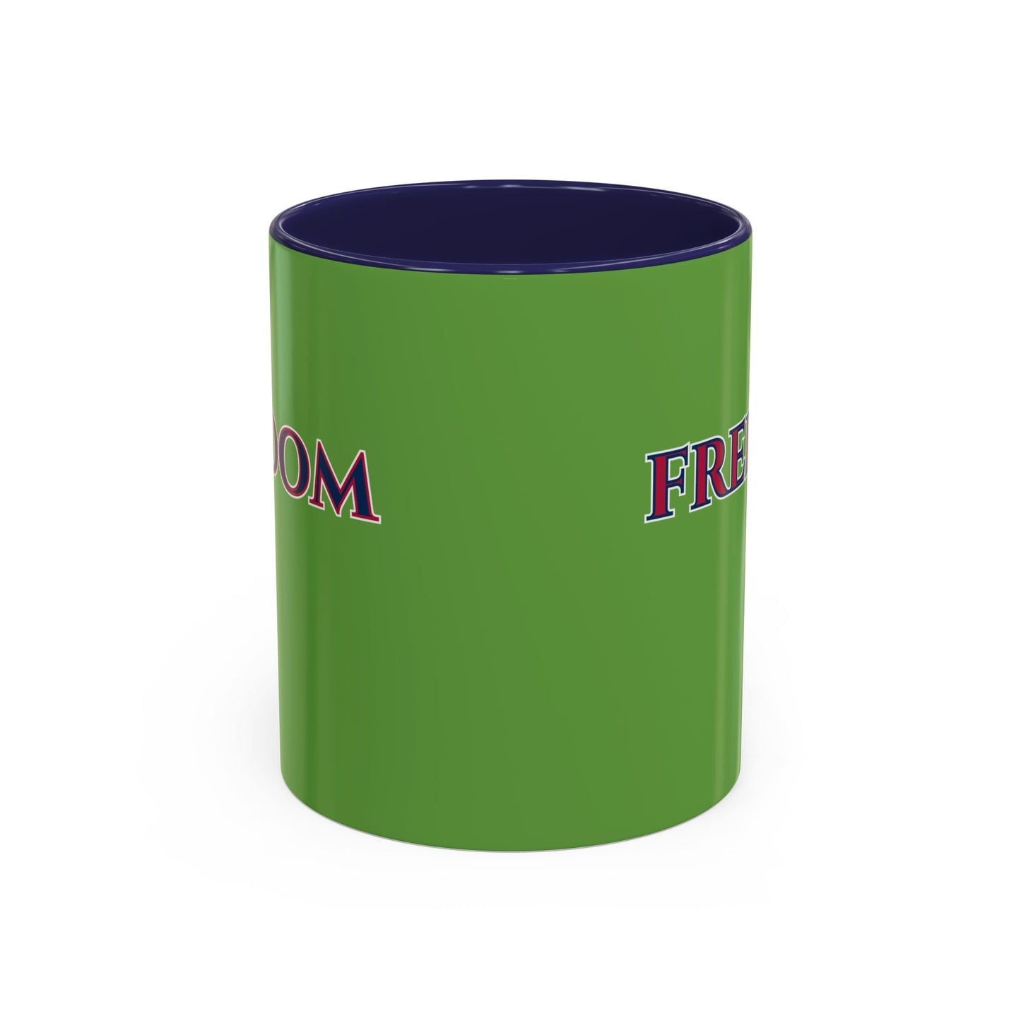 Freedom, Green Accent Mug by theGreenDragonTavern.shop