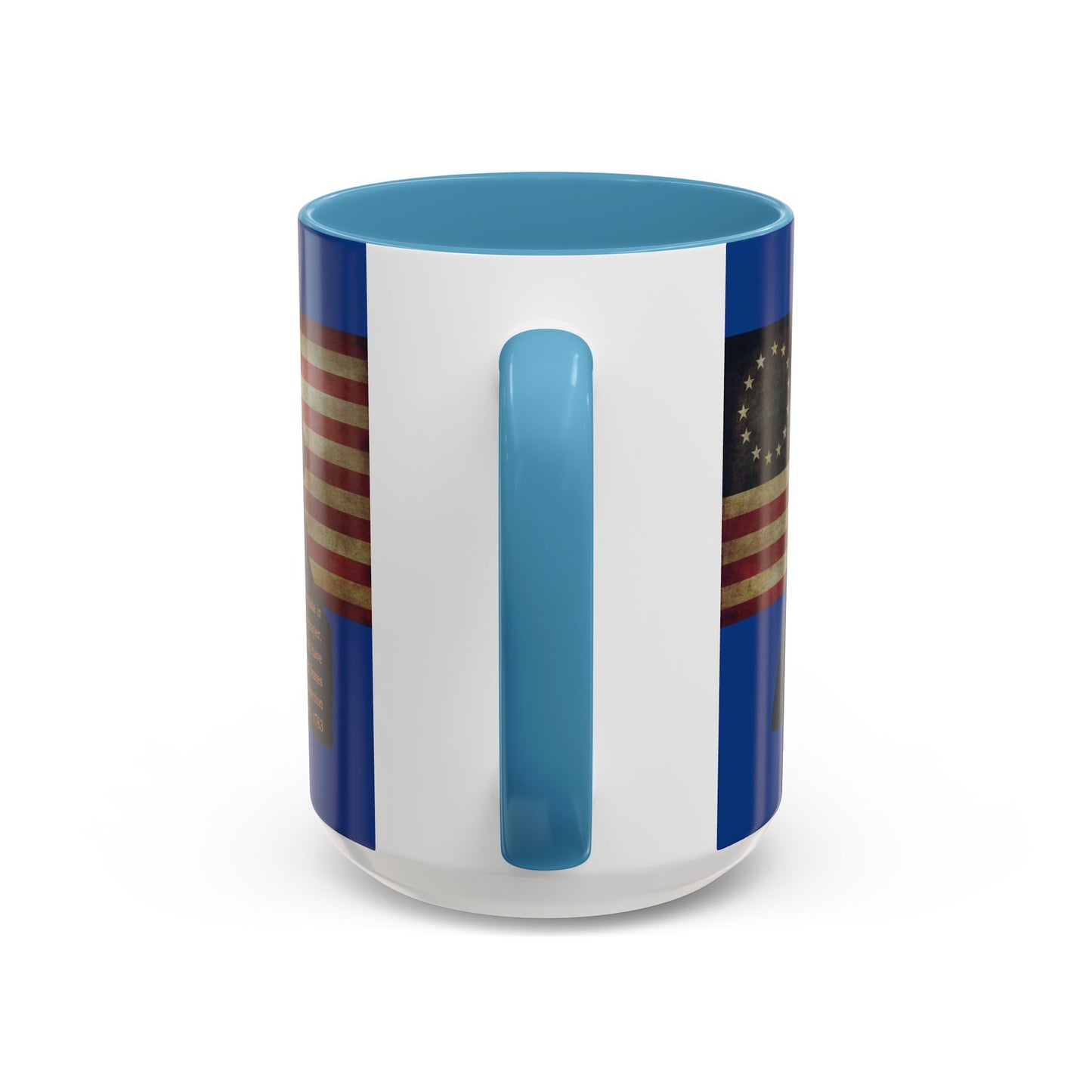 Washington's Earnest Prayer Dark Blue Accent Mug by theGreenDragonTavern.shop