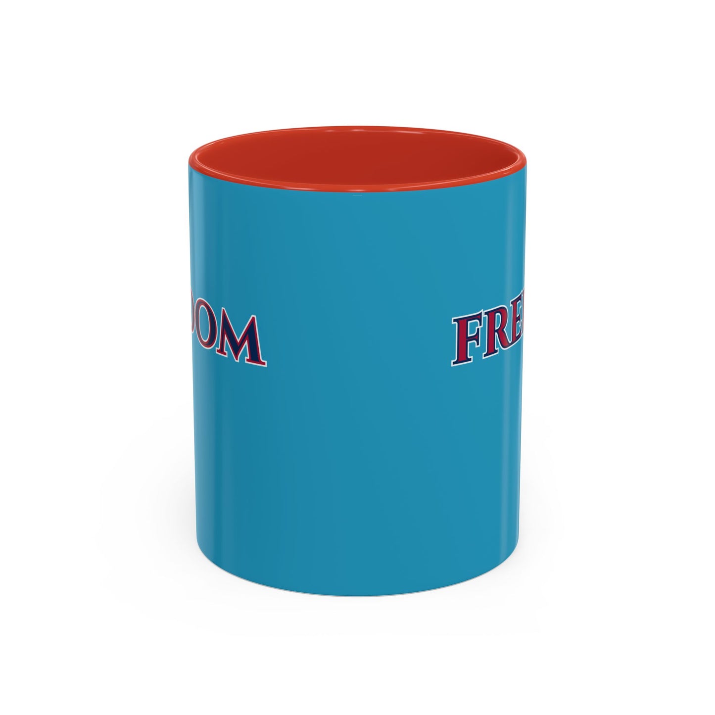 Freedom, Turquoise Accent Mug by theGreenDragonTavern.shop