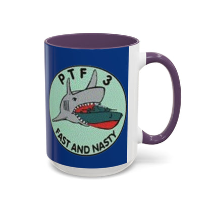 DNASM PTF-3 Blue Accent Mug by theGreenDragonTavern.shop