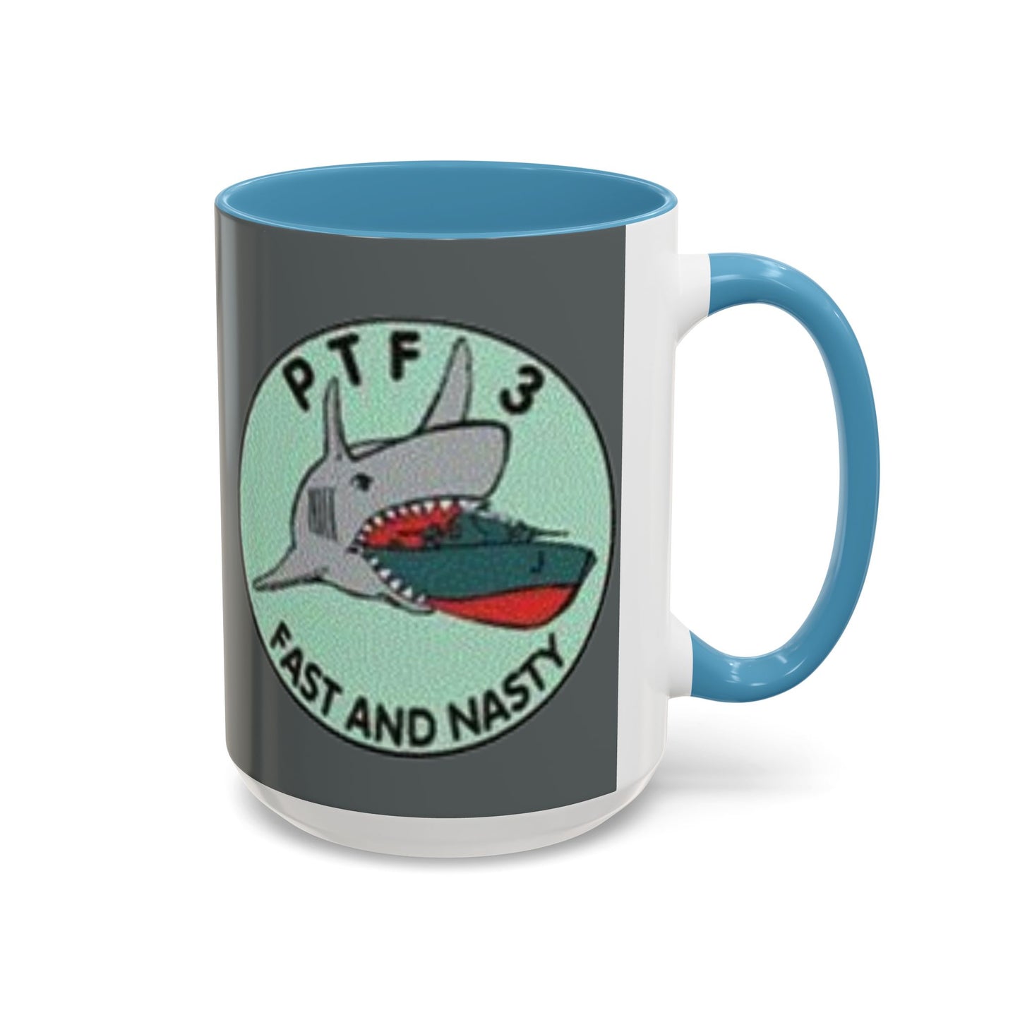 DNASM PTF-3 Grey Accent Mug by theGreenDragonTavern.shop
