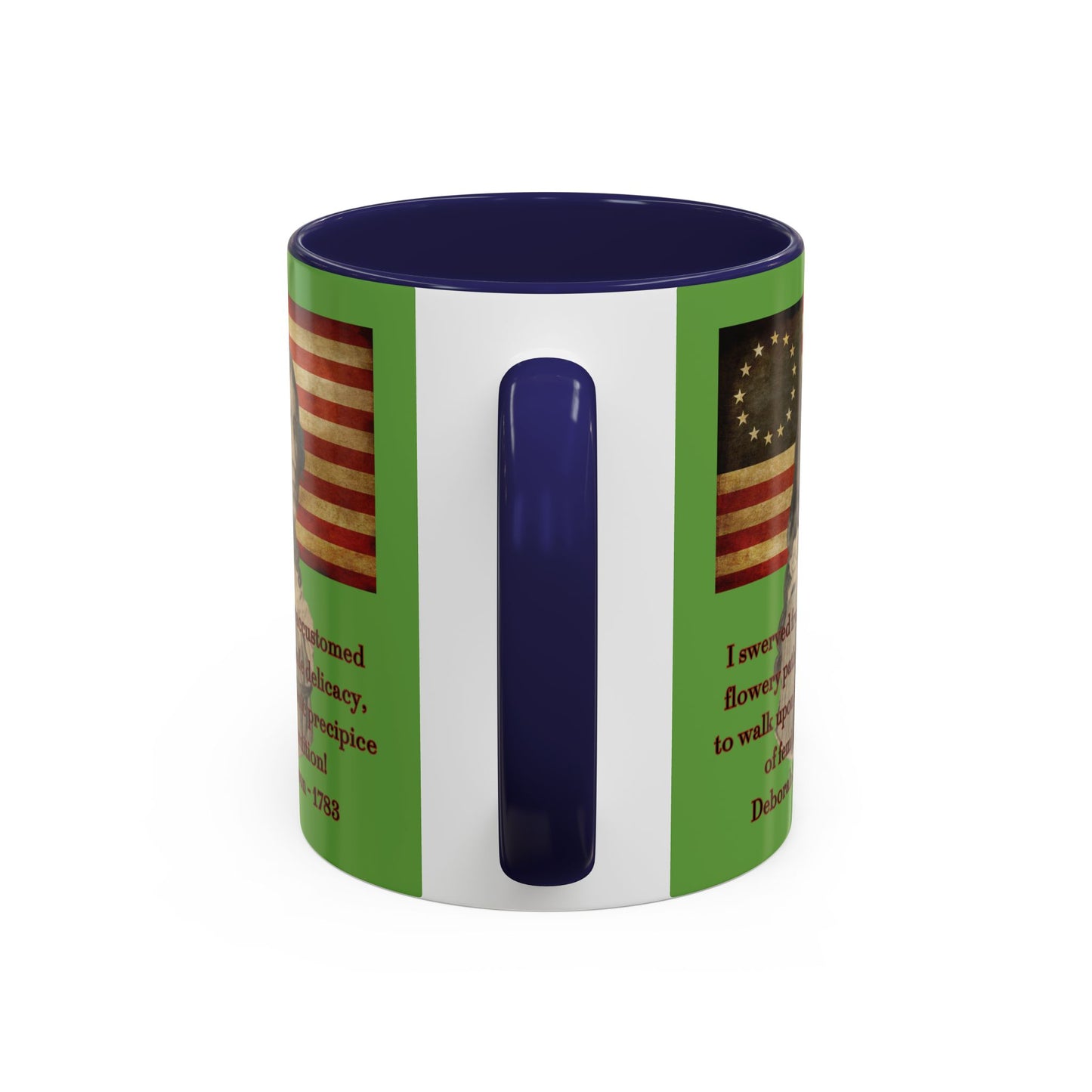 Deborah Sampson, America's Mulan Green Accent Mug by theGreenDragonTavern.shop