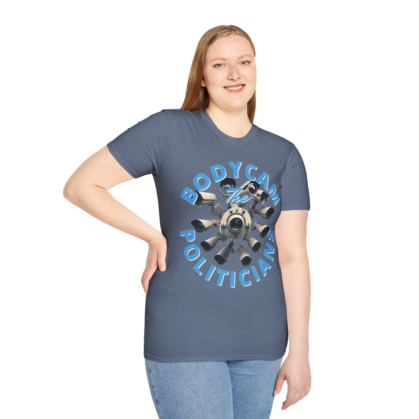 Bodycam the Politicians Cameras Dark colors Unisex T-Shirt by theGreenDragonTavern.shop