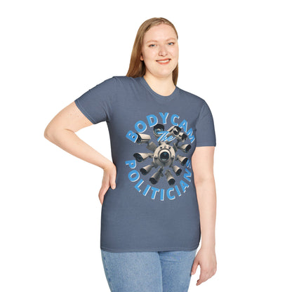 Bodycam the Politicians Cameras Dark colors Unisex T-Shirt by theGreenDragonTavern.shop
