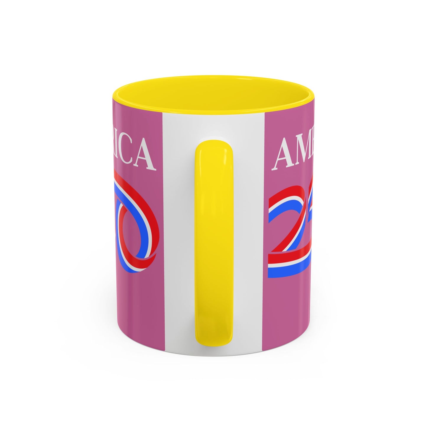 America 250 Pink Accent Mug by theGreenDragonTavern.shop