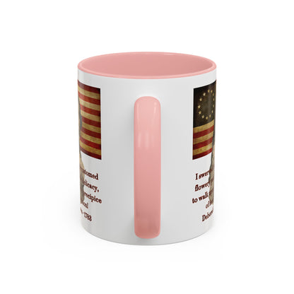 Deborah Sampson, America's Mulan White Accent Mug by theGreenDragonTavern.shop