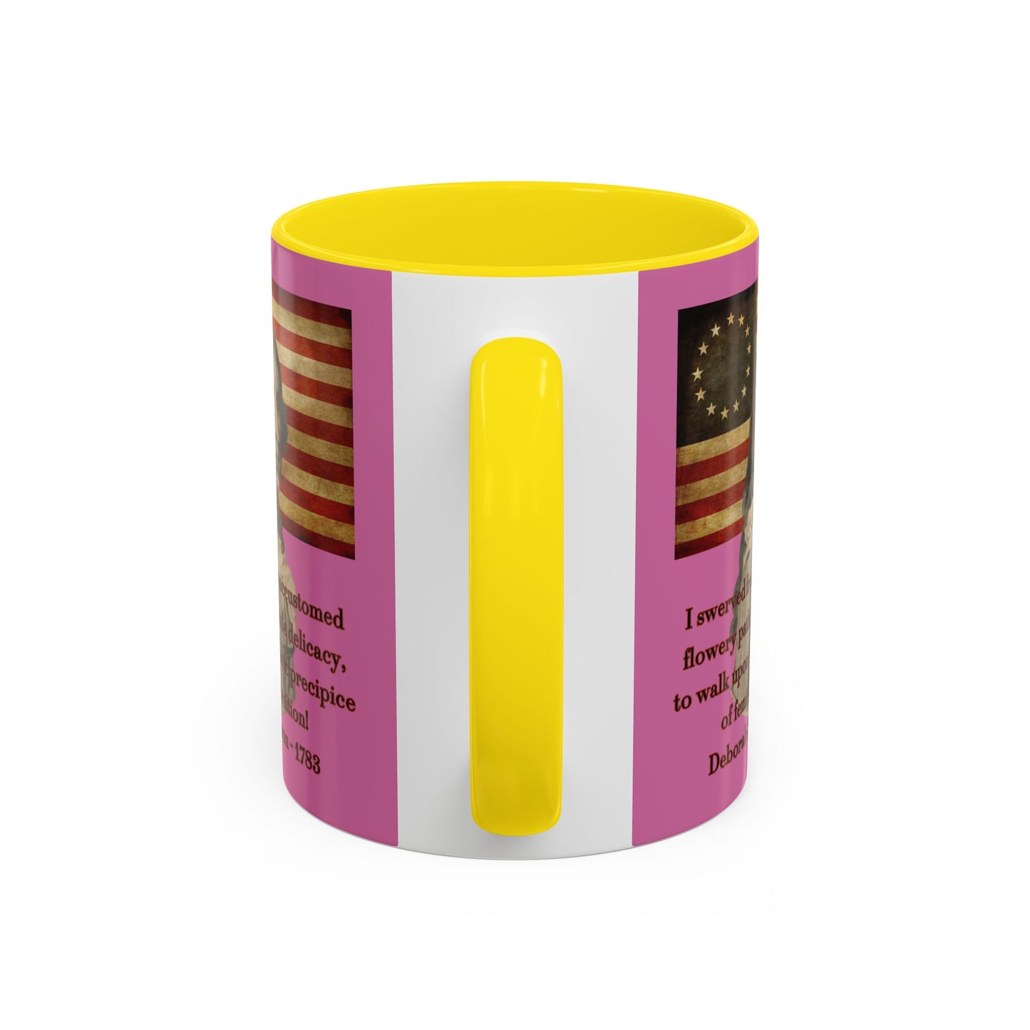 Deborah Sampson, America's Mulan Pink Accent Mug by theGreenDragonTavern.shop