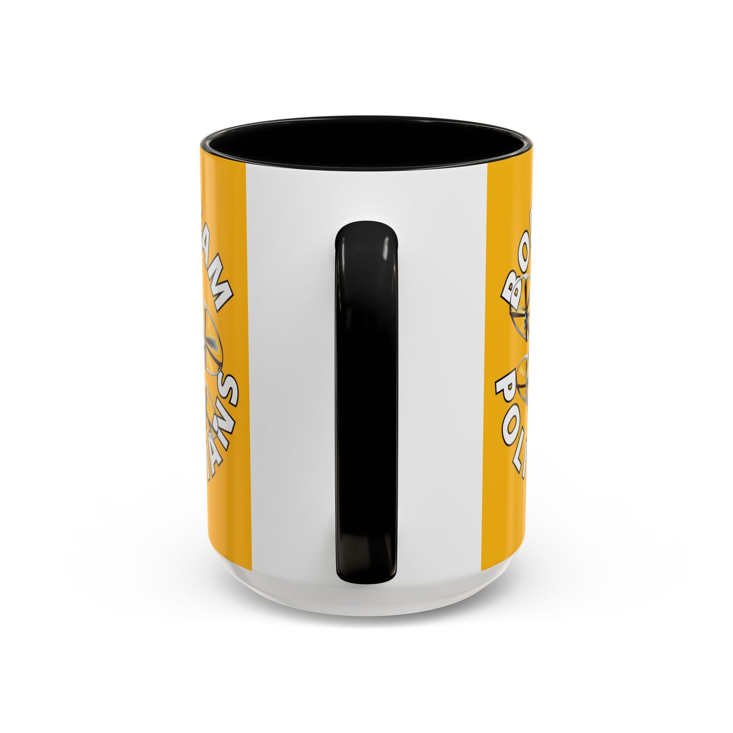 Bodycam the Politicians Drone Yellow Accent Mug by theGreenDragonTavern.shop