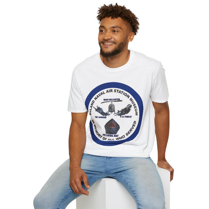 DNASM Student Art Navy Frame Lighter colors Unisex T-Shirt by theGreenDragonTavern.shop