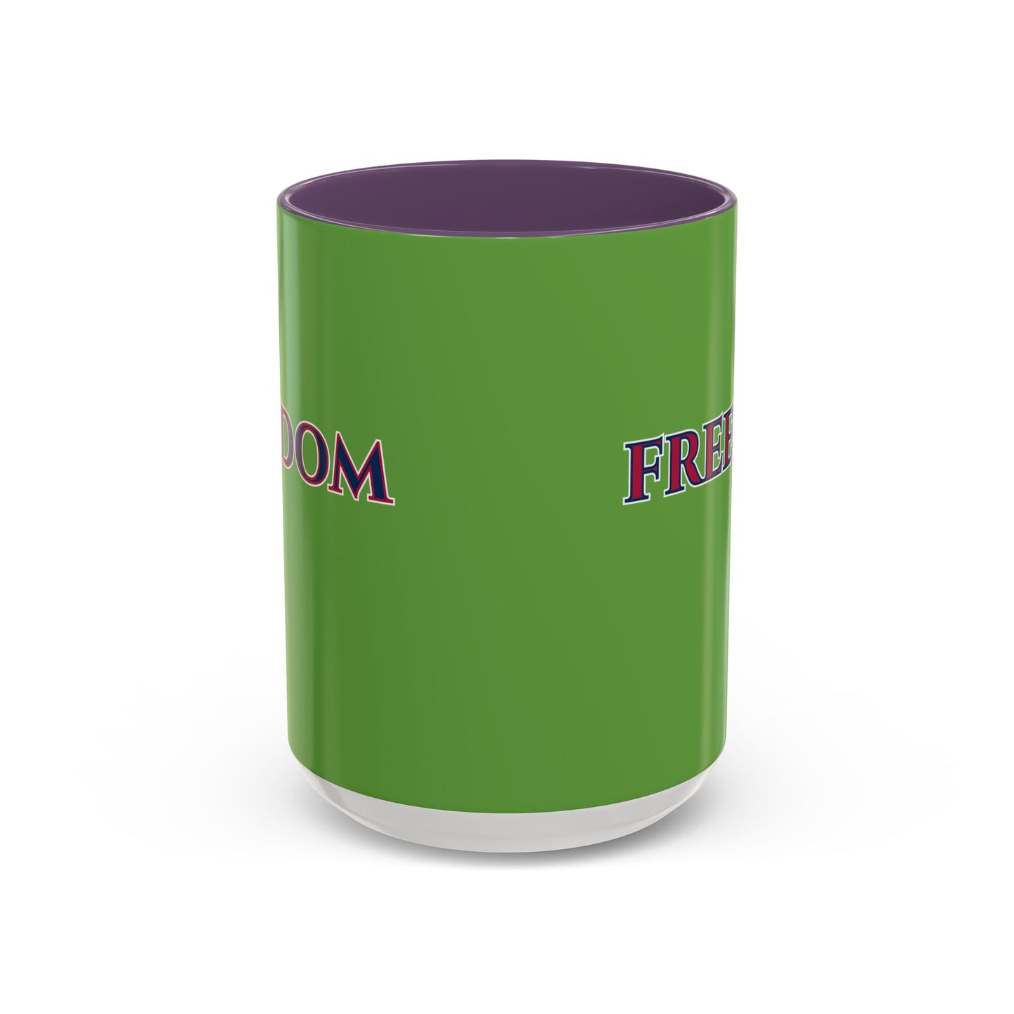 Freedom, Green Accent Mug by theGreenDragonTavern.shop