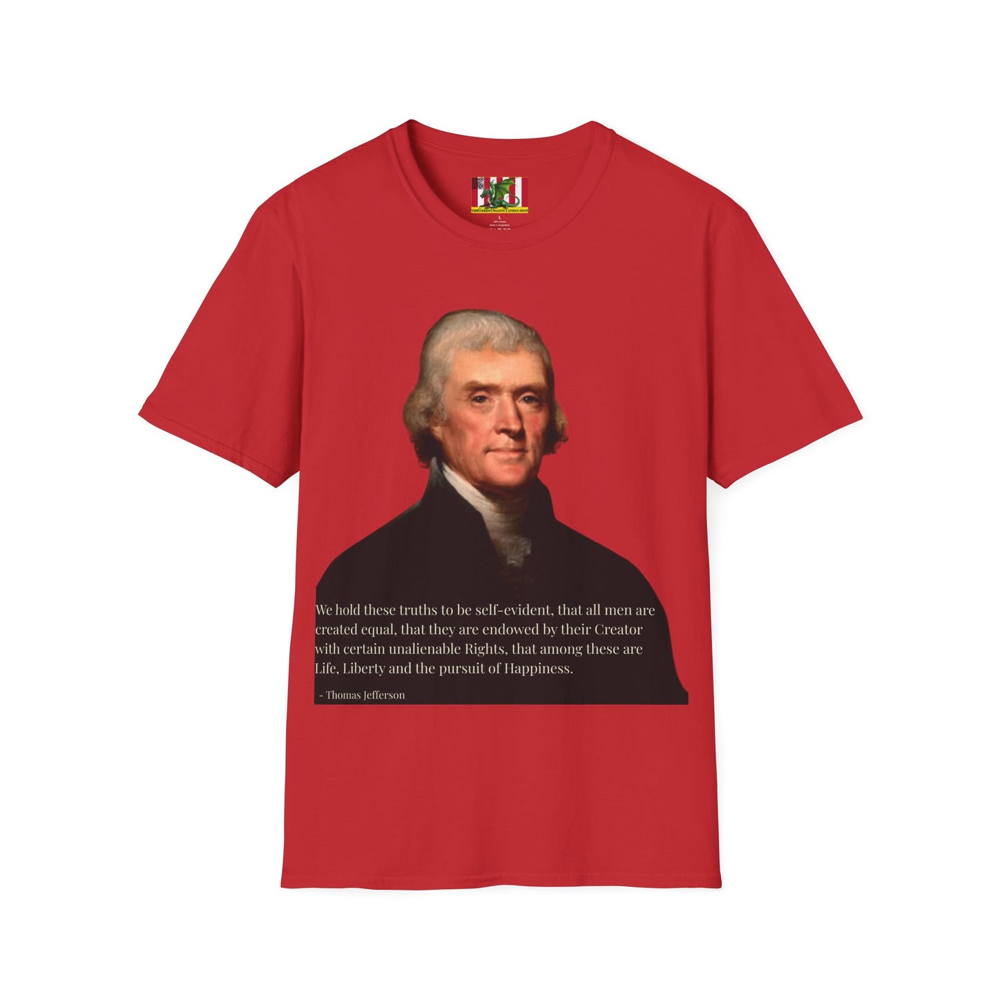 We hold these truths to be self-evident Light colors Unisex T-Shirt by theGreenDragonTavern.shop