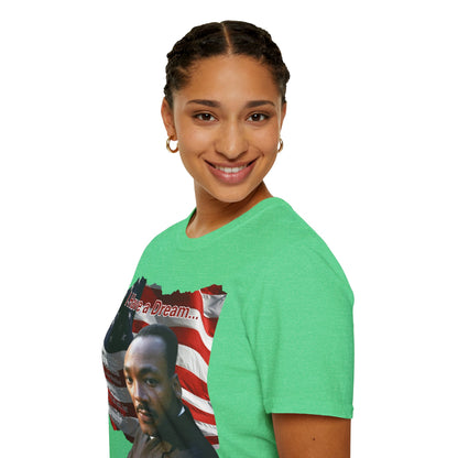 "I Have a Dream" MLKJr Dark colors Unisex T-Shirt by theGreenDragonTavern.shop