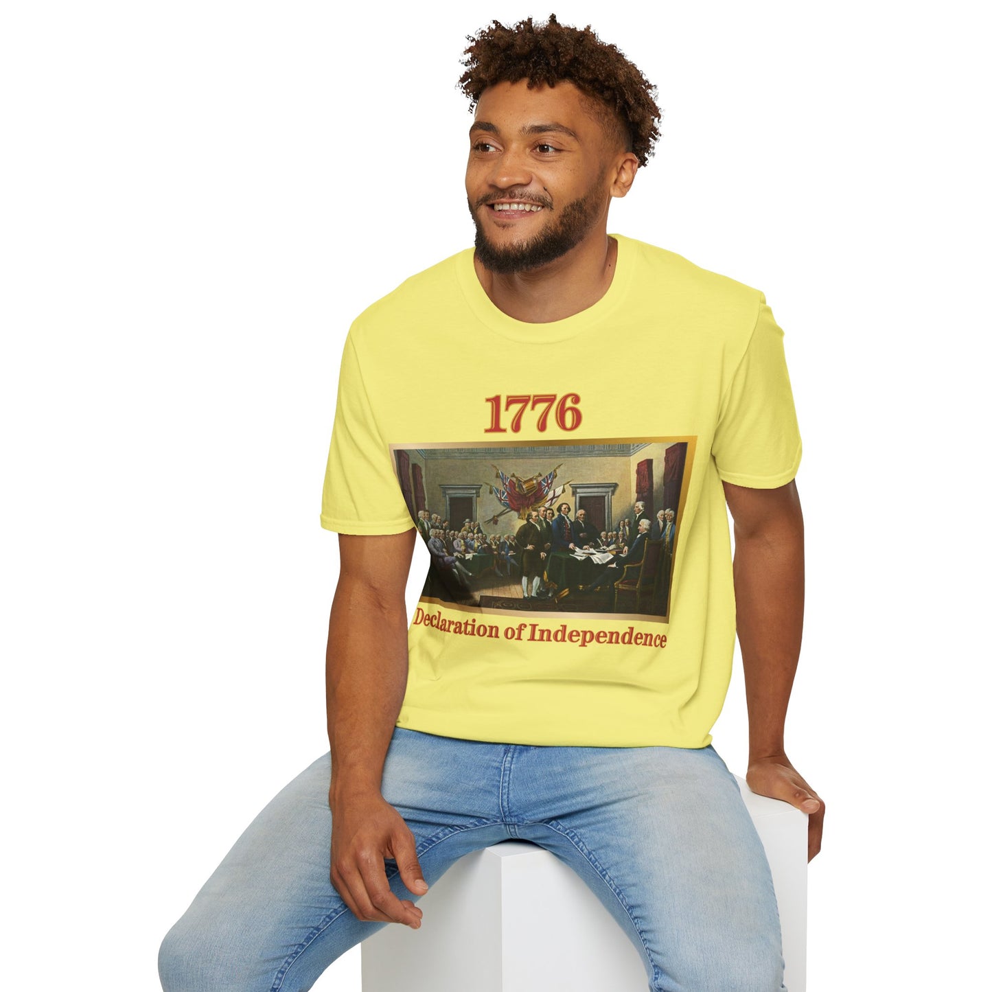 Declaration of Independence Light colors Unisex T-Shirt by theGreenDragonTavern.shop