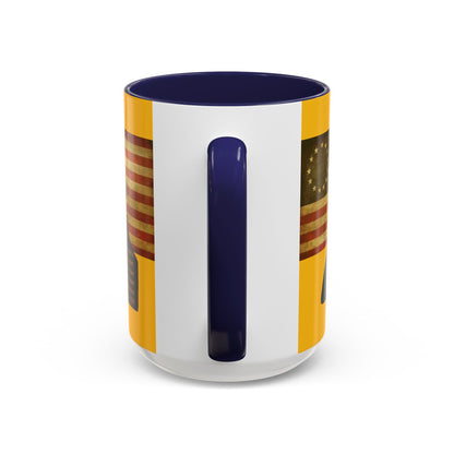 Washington's Earnest Prayer Yellow Accent Mug by theGreenDragonTavern.shop