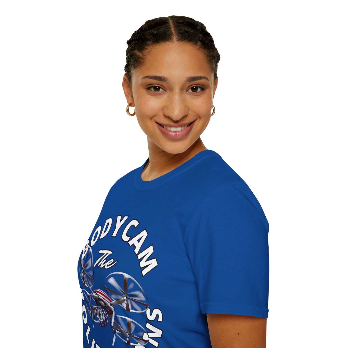 Bodycam the Politicians Drone Dark colors Unisex T-Shirt by theGreenDragonTavern.shop
