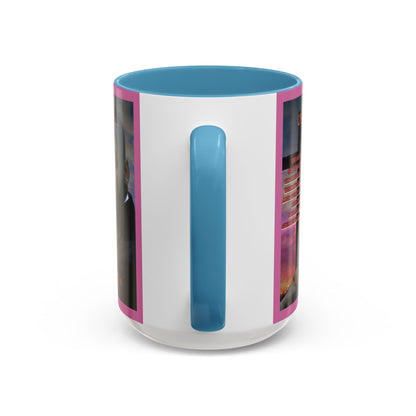 Use Me God, MLK Jr Pink Accent Mug by theGreenDragonTavern.shop