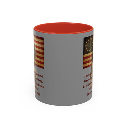 Deborah Sampson, America's Mulan Grey Accent Mug by theGreenDragonTavern.shop