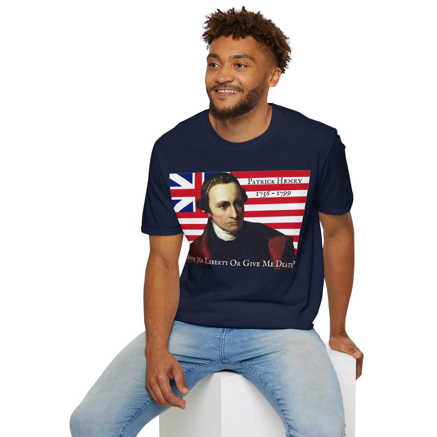 Patrick Henry Dark colors Unisex T-Shirt by theGreenDragonTavern.shop