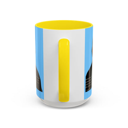 We hold these truths to be self-evident Light Blue Accent Mug by theGreenDragonTavern.shop