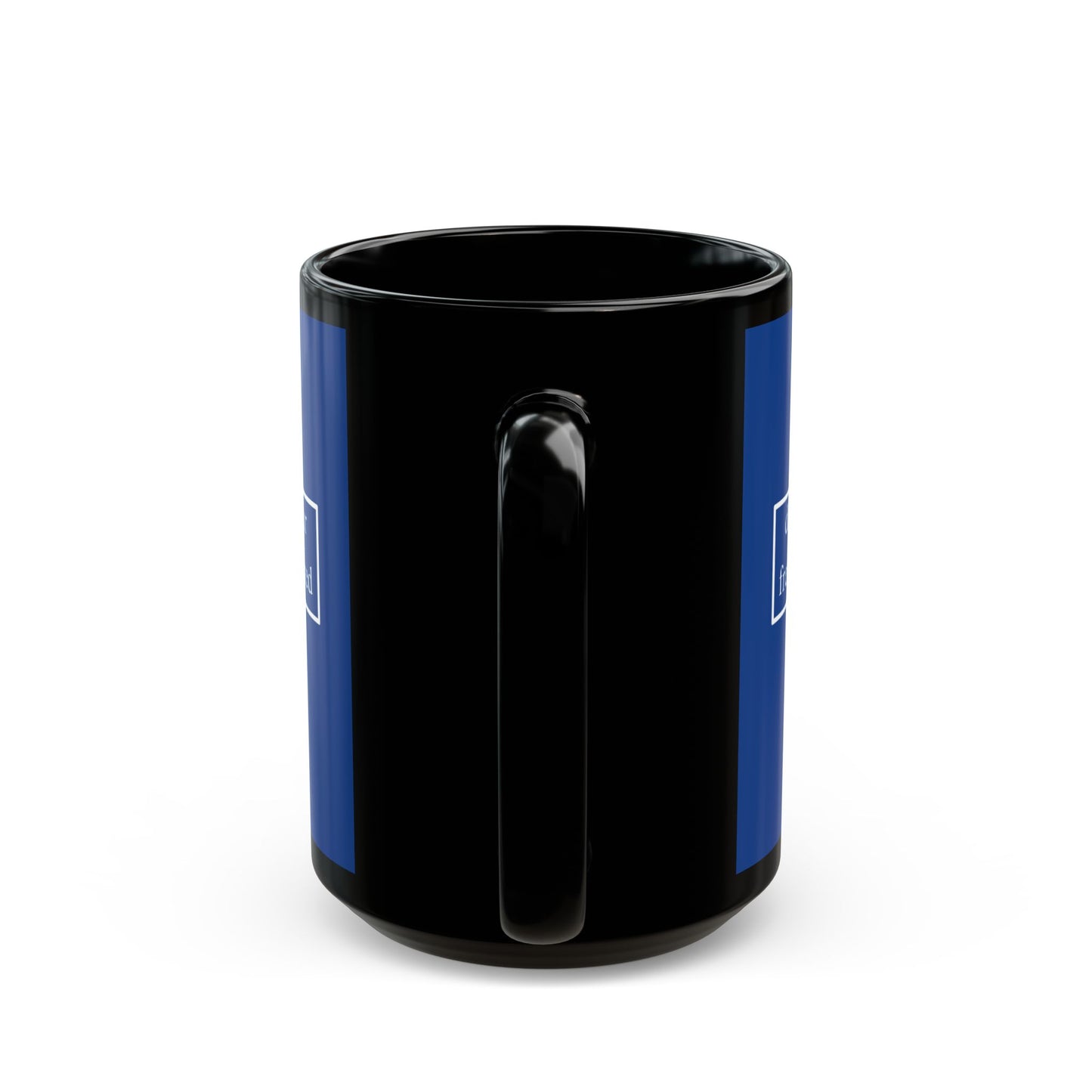 don't assume your freedoms are assured White font Blue Mug by theGreenDragonTavern.shop