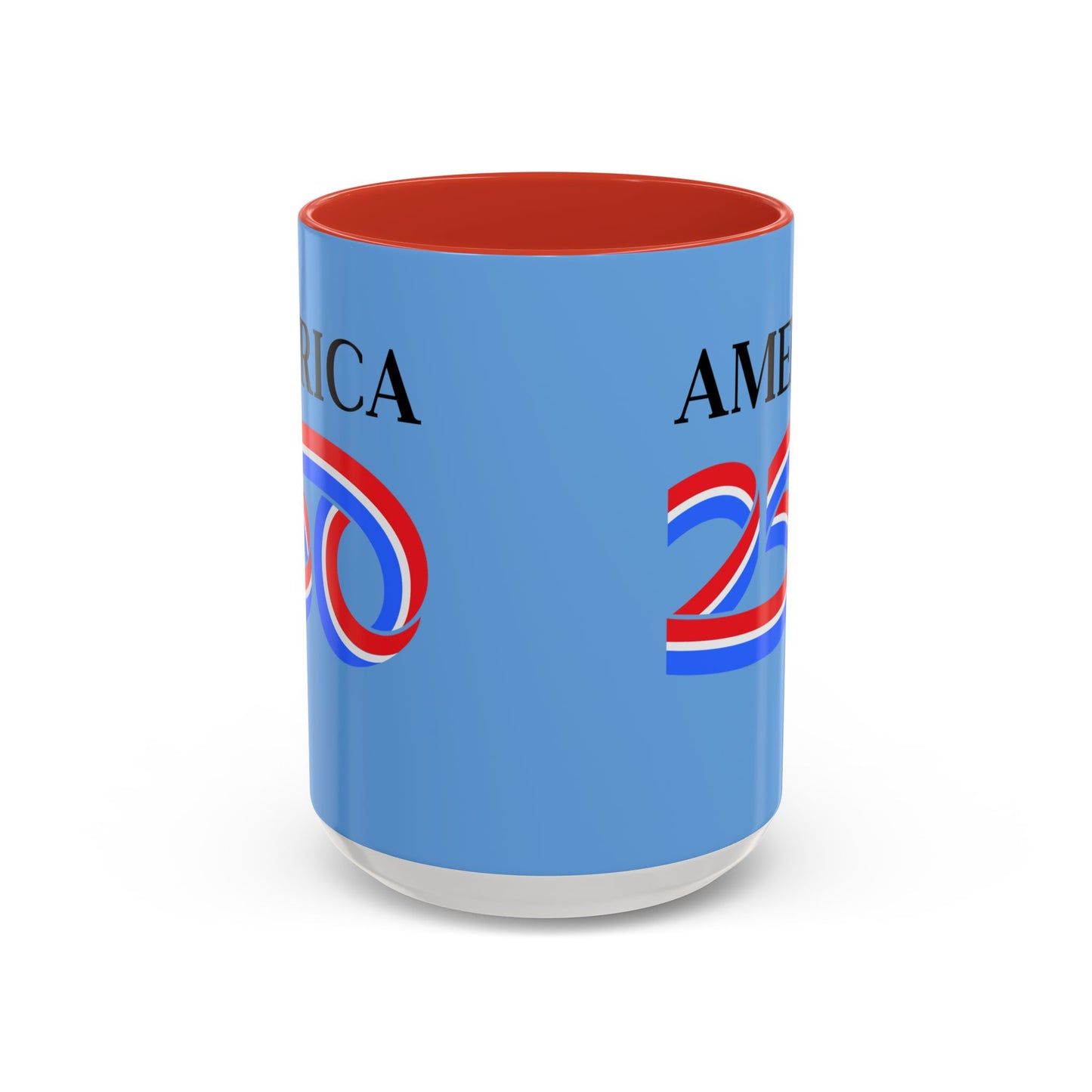 America 250 Light Blue Accent Mug by theGreenDragonTavern.shop