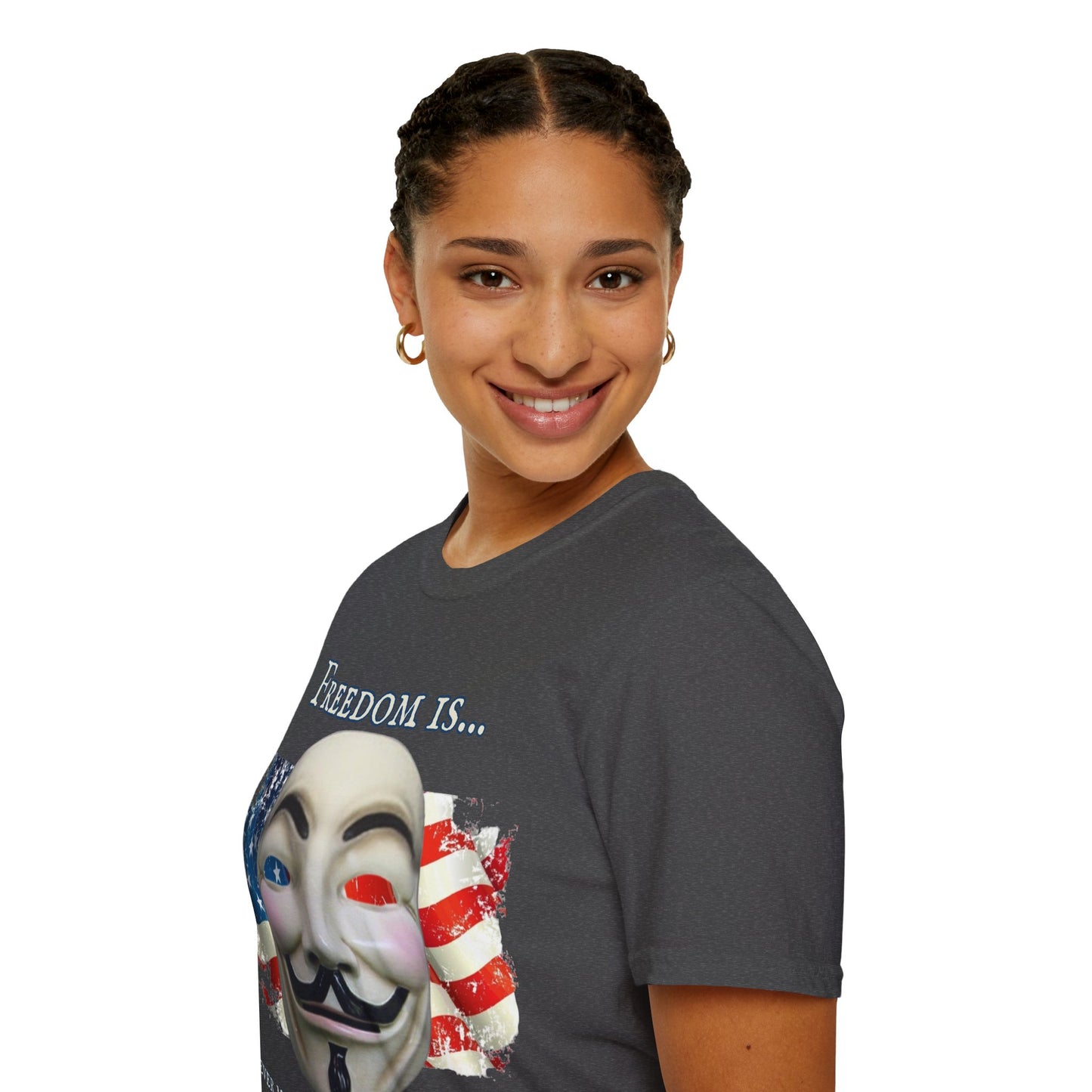 Ronald Reagan Freedom Vendetta Dark colors Unisex T-Shirt by theGreenDragonTavern.shop