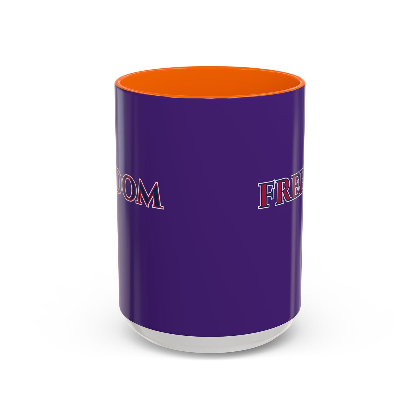 Freedom, Dark Purple Accent Mug by theGreenDragonTavern.shop