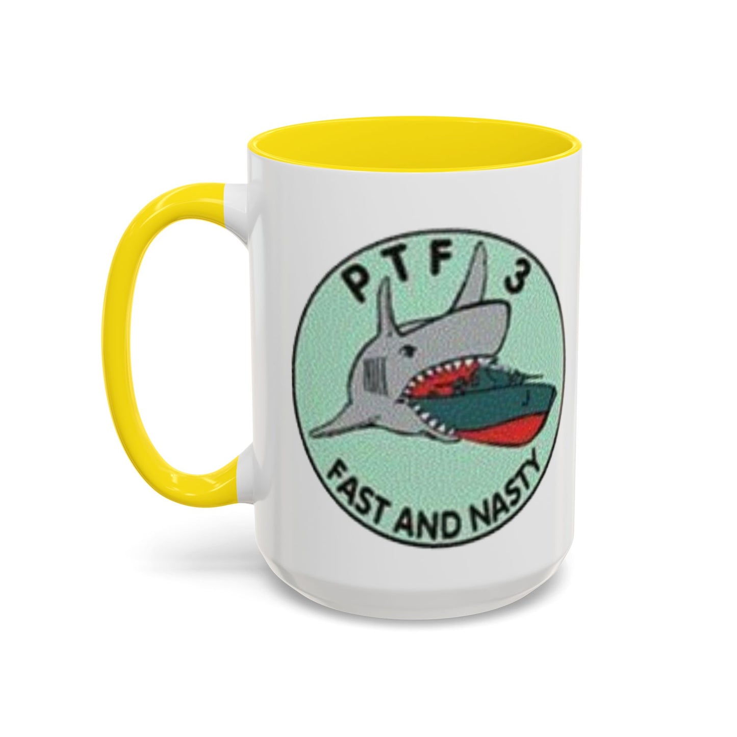 DNASM PTF-3 White Accent Mug by theGreenDragonTavern.shop