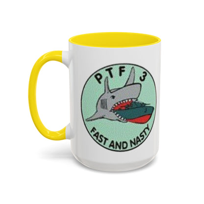 DNASM PTF-3 White Accent Mug by theGreenDragonTavern.shop