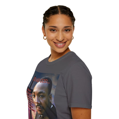 Use Me God, MLK Jr Dark colors Unisex T-Shirt by theGreenDragonTavern.shop