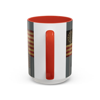 Washington's Earnest Prayer Grey Accent Mug by theGreenDragonTavern.shop